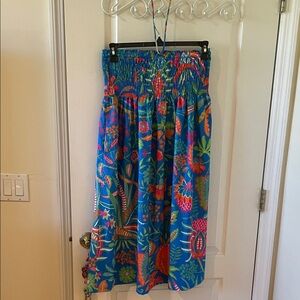 Gretchen Scott Designs Vibrant Floral Midi Dress